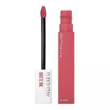 Batom Líquido Maybelline Superstay Matte Pink Ringleader 175