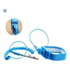 Pulsera Antiestática Con Cable - Azul