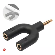 Splitter Adaptador Jack 3.5mm Micrófono Audífono Convertidor