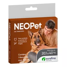 Antipulgas E Carrapatos Neopet Caes 20,1kg A 40kg 2,68ml