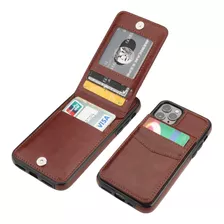 Funda Para iPhone 11 Pro, Marron/de Cuero/con Tarjetero