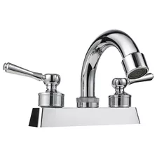 Llave Mezcladora Solvex Lavabo Baño Grifo Cromado Zinc