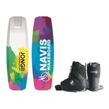 Wakeboard Navis Prancha Jong 132cm + Botas 