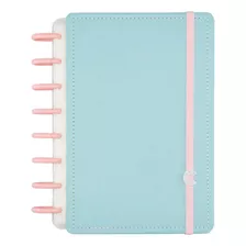 Caderno Inteligente Agenda Permanente Planner A5 104 Folhas Cor Da Capa Azul-claro