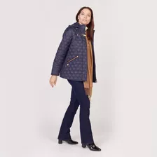 Campera De Mujer Impermeable Y Abrigada Con Capucha 19142