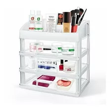 Caja Organizador De Cosméticos Y Maquillaje De Tres Cajones