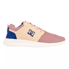 Zapatillas Dc Midway Girl Sn Knit Rosa Beige Azul Original