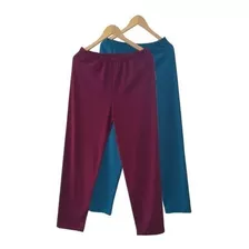 Calça Feminina Gorgurão Capri Com Elastico Para Senhoras