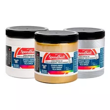 Tinta Para Serigrafía Speedball 236 Ml Colores Telas Oscuras