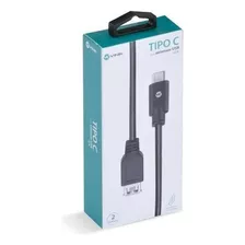 Cabo Extensor Usb 2.0 Tipo C Para Usb A Fêmea 1.8 Metros Cor -ranco