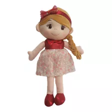 Boneca De Pano Com Vestido Lili - Antialérgica