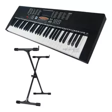 Teclado Musical Mxt 128 Timbres E Ritmos + Suporte Em X