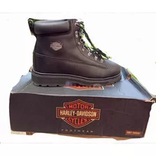 Bota Harley-davidson Couro/biqueira Aço- N° 42 Br / 10,5 Us