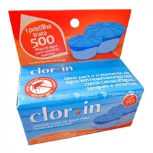Cloro Clorin Para 500 L D'água Embalagem Com 25 Pastilhas