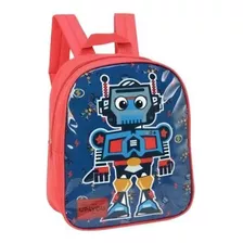 Mini Mochila Escolar Infantil Up4you Robo