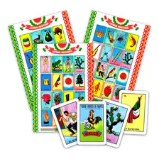 Lotería Mexicana 500 Tablas Únicas Con Baraja Imprimible M4