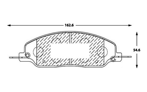 Pastilla De Freno Delantera Ford Mustang  4.6 2007 Foto 3