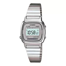 Reloj Casio Mujer La-670wa Vintage Retro Plateado