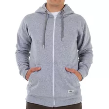 Campera Canguro Quiksilver Gris Perennials 