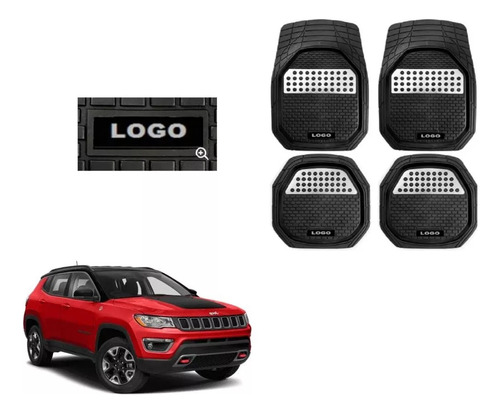 Foto de Tapetes Uso Rudo Logo Jeep Compass 2018 A 2023 Original