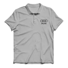 Remera Polo Chomba Hombre Caballero Bordada Logo Audi Regalo