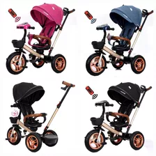 Triciclo Gold Voyage Para Niños Asiento Giratorio De Lujo