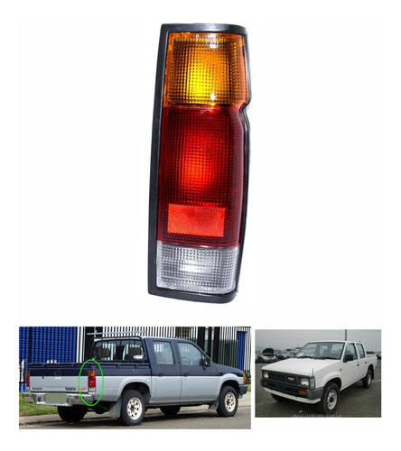 Stop Derecho Nissan D21 Amarillo/rojo/blanco 1989-1997 Foto 6