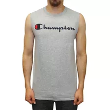 Camiseta Esqueleto Champion Gt22hy077 Para Hombre-gris Claro