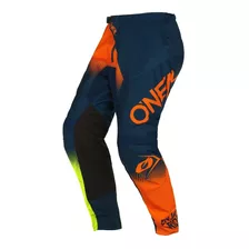 Element Racewear Pant Blue/orange/neon Yellow