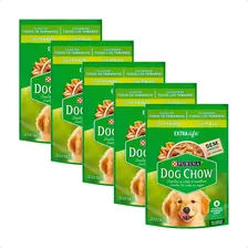 5 Ração Úmida Dog Chow Frango Ao Molho P/ Cães Filhotes 100g