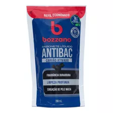 Sabonete Líquido Bozzano Antibac Carvão Ativado Refil 200ml