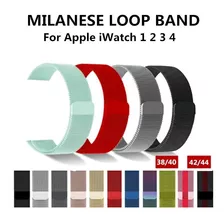 Correa Milanese Acero Apple Watch Serie 1 - 7 De 38 40 42 44