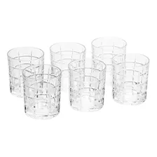 6 Copos Baixos Wolff Timesquare De Cristal 310ml