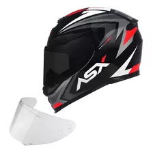 Capacete Moto Asx Eagle + Viseira Extra Fume