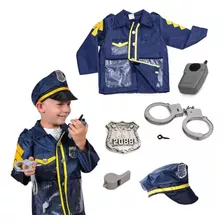 Disfraz Infantil Policia Deluxe Con Accesorios - Irion