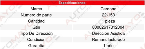 Cremallera Direccion Hidraulica Saturn Sw1 93-99 Cardone Foto 5