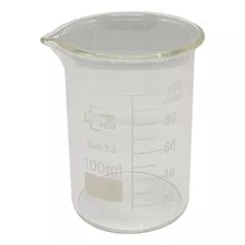 Vaso Vidrio Precipitado Hda Boro 3.3 100ml Importado