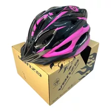 Casco Venzo Bicicleta Mtb Ruta Con Visera Regulación Y Luz