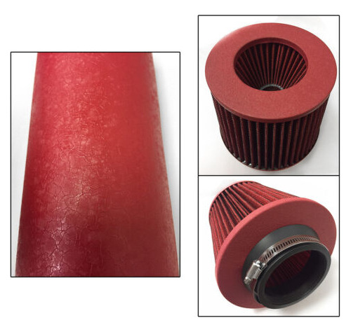 All Red Coated Air Intake Kit  For 1990-1993 Geo Storm I Ttz Foto 2