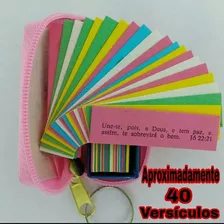 Chaveiros Promessas Preciosas Mini Colorido Com 60 Unidades 