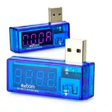 Testador Digital Porta Usb Medidor Voltagem E Amperagem 