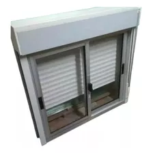 Ventana De Aluminio 120x100 Serie 20 Con Cortina