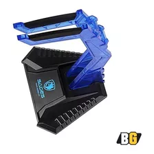 Soporte Base Para Audífonos Gamer Sades Azul