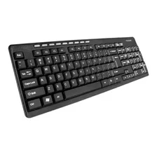 Teclado Con Cable Pc Usb Noga Nkb-410 Notebook Multimedia Ep Idioma Español Latinoamérica Color Del Teclado Negro