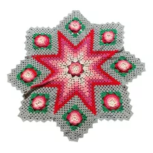 Manta De Mandala Tejida A Crochet 