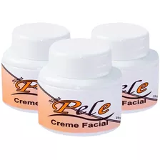 3 Creme Facial Nova Pele - Hidrata E Rejuvenesce