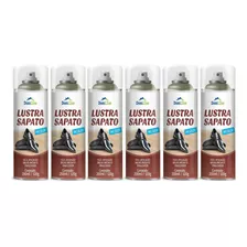 Kit 6 Lustra Sapato Incolor Domline Spray 200ml