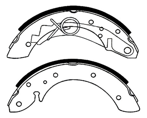 Balatas Freno Tras Para Peugeot 405 1.8 1993 2000 Foto 2