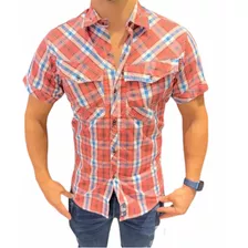 Camisa Mangas Cortas. Doble Bolsillo