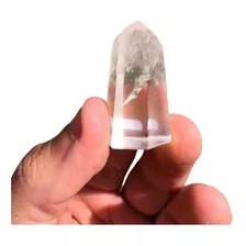 Ponta De Cristal Quartzo Pequena Pedra Polida Natural 
